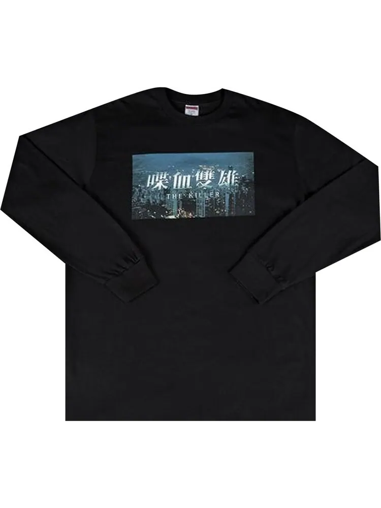 Лонгслив Supreme The Killer Long-Sleeve Tee 'Black' — изображение 1 из 1, черный
