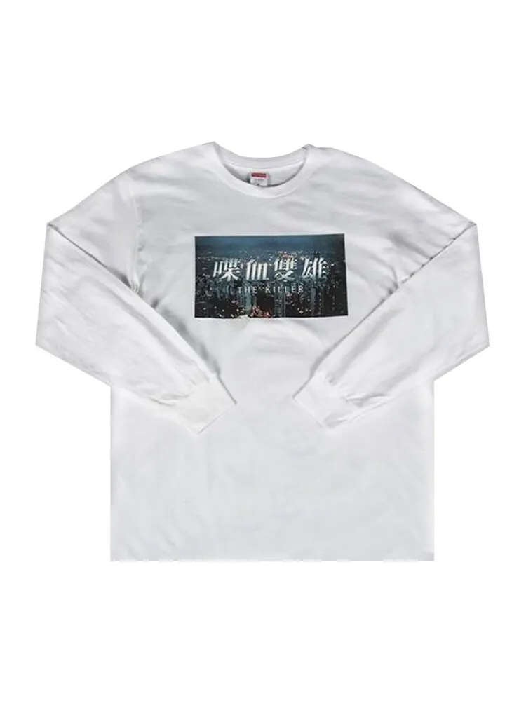 Лонгслив Supreme The Killer Long-Sleeve Tee 'White' — изображение 1 из 1, белый