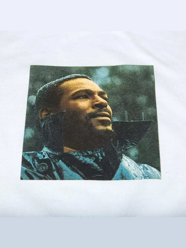 Футболка Supreme Marvin Gaye T-Shirt 'White' — изображение 3 из 3, белый