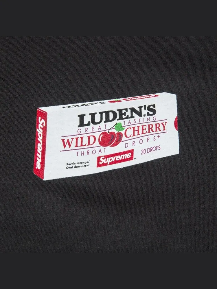 Футболка Supreme Luden's T-Shirt 'Black' — изображение 2 из 2, черный