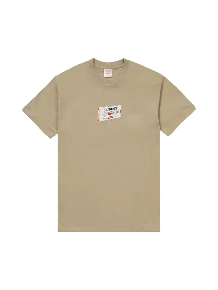 Футболка Supreme Luden — изображение 1 из 1, бежевый