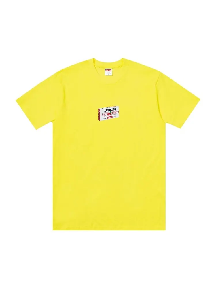Футболка Supreme Luden’s Tee Yellow — изображение 1 из 1, желтый