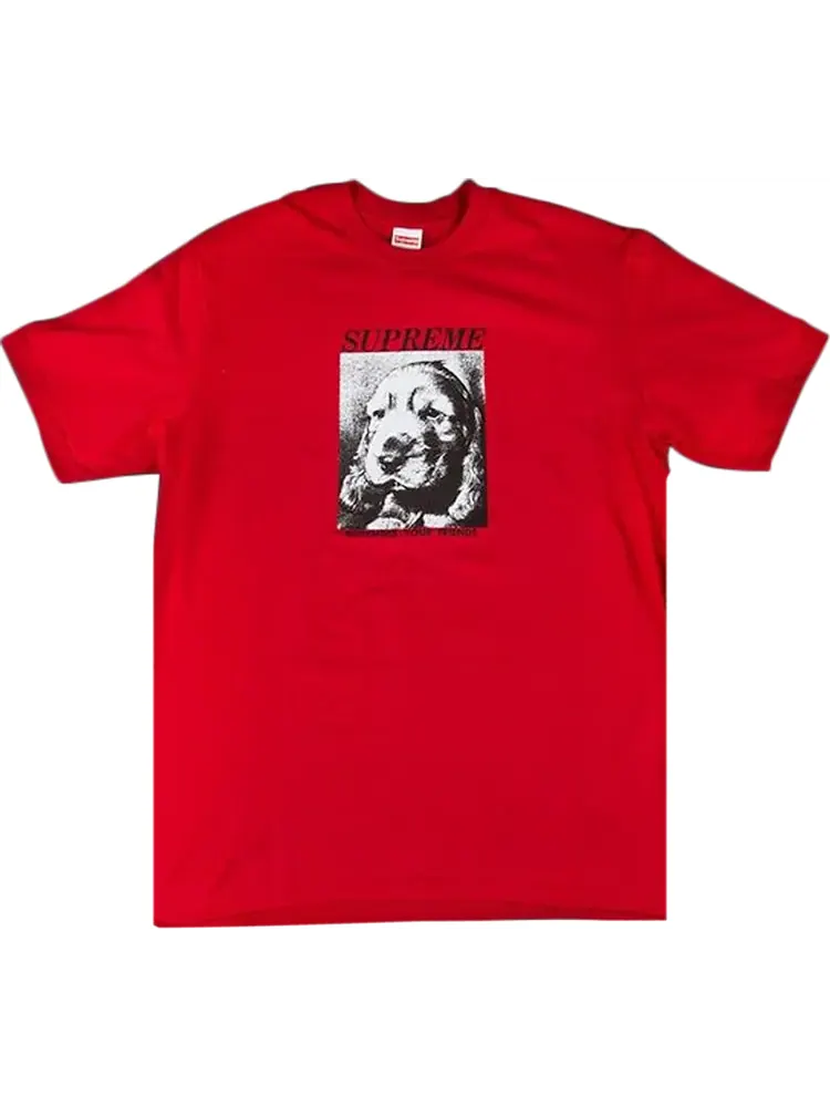 Футболка Supreme Remember T-Shirt 'Red' — изображение 1 из 1, красный