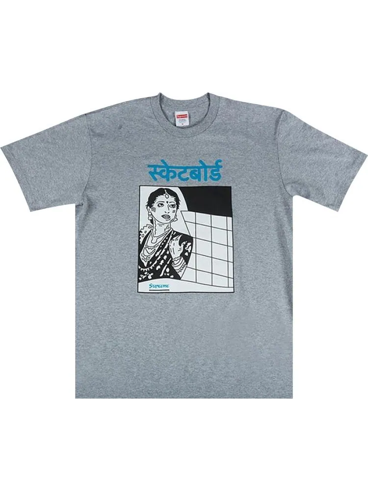 Футболка Supreme Bombay Tee 'Heather Grey' — изображение 1 из 1, серый