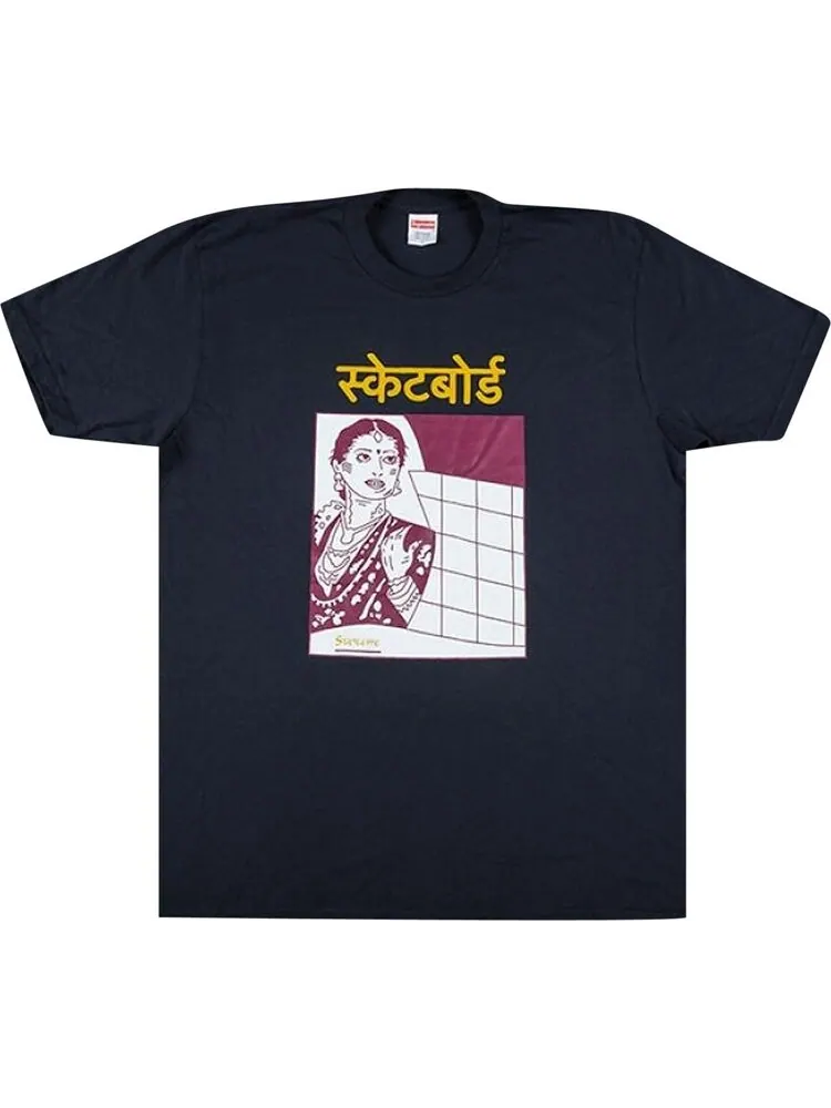 Футболка Supreme Bombay Tee 'Navy' — изображение 1 из 1, синий