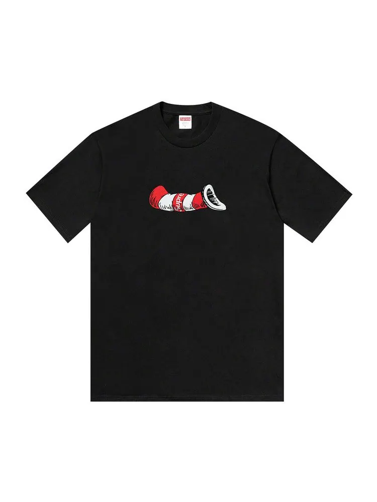 Футболка Supreme Cat in the Hat T-Shirt — изображение 1 из 1, черный
