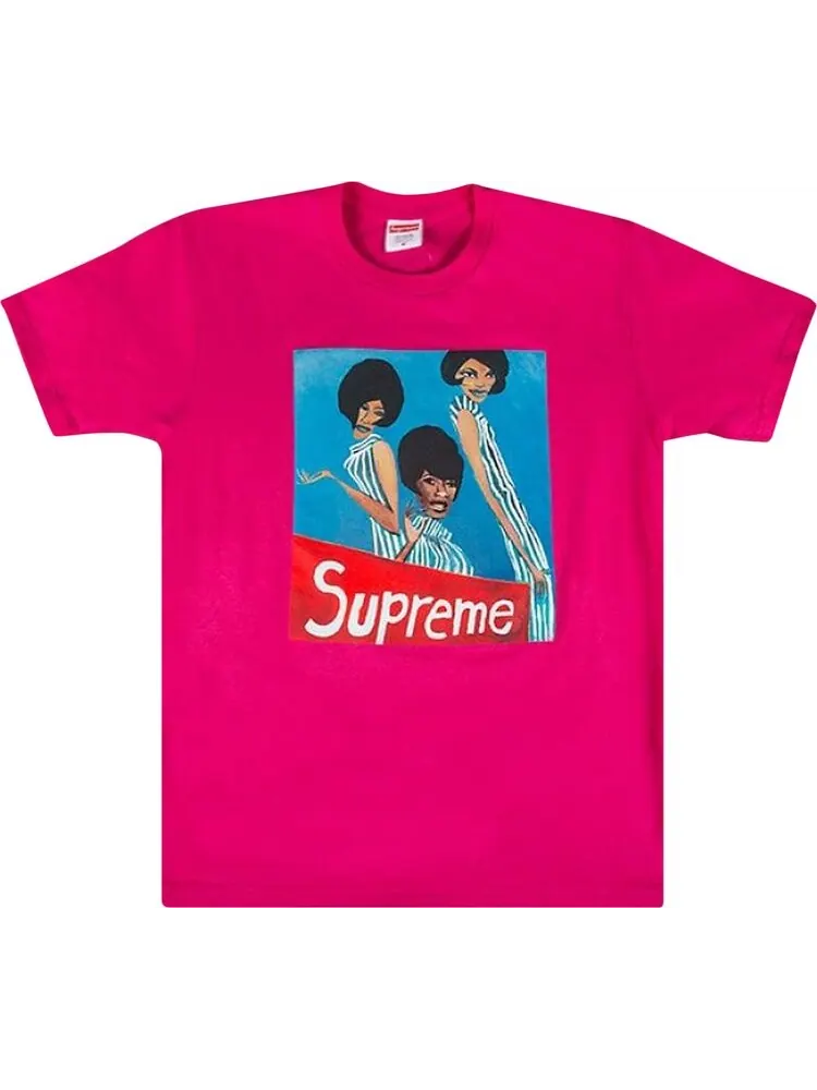 Футболка Supreme Group Tee 'Dark Pink' — изображение 1 из 1, розовый