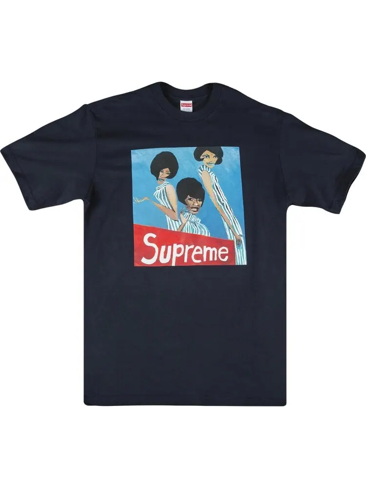 Футболка Supreme Group T-Shirt 'Navy' — изображение 1 из 2, синий