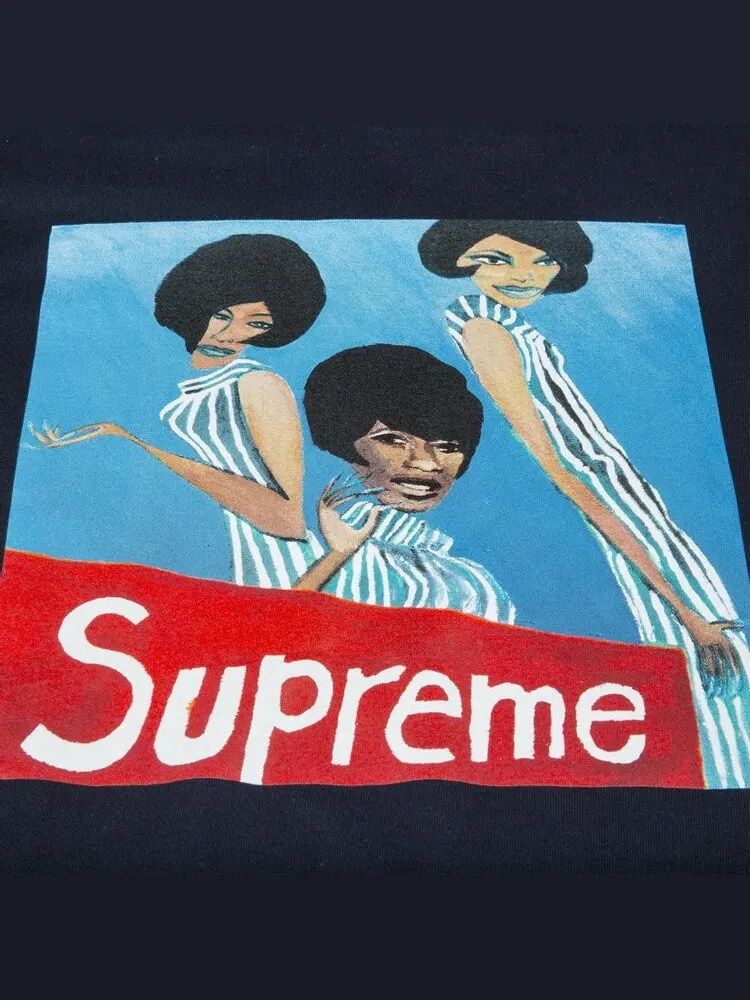 Футболка Supreme Group T-Shirt 'Navy' — изображение 2 из 2, синий
