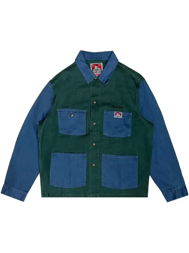 Рабочая куртка Supreme x Ben Davis Chore Work Coat — изображение 1 из 1, синий
