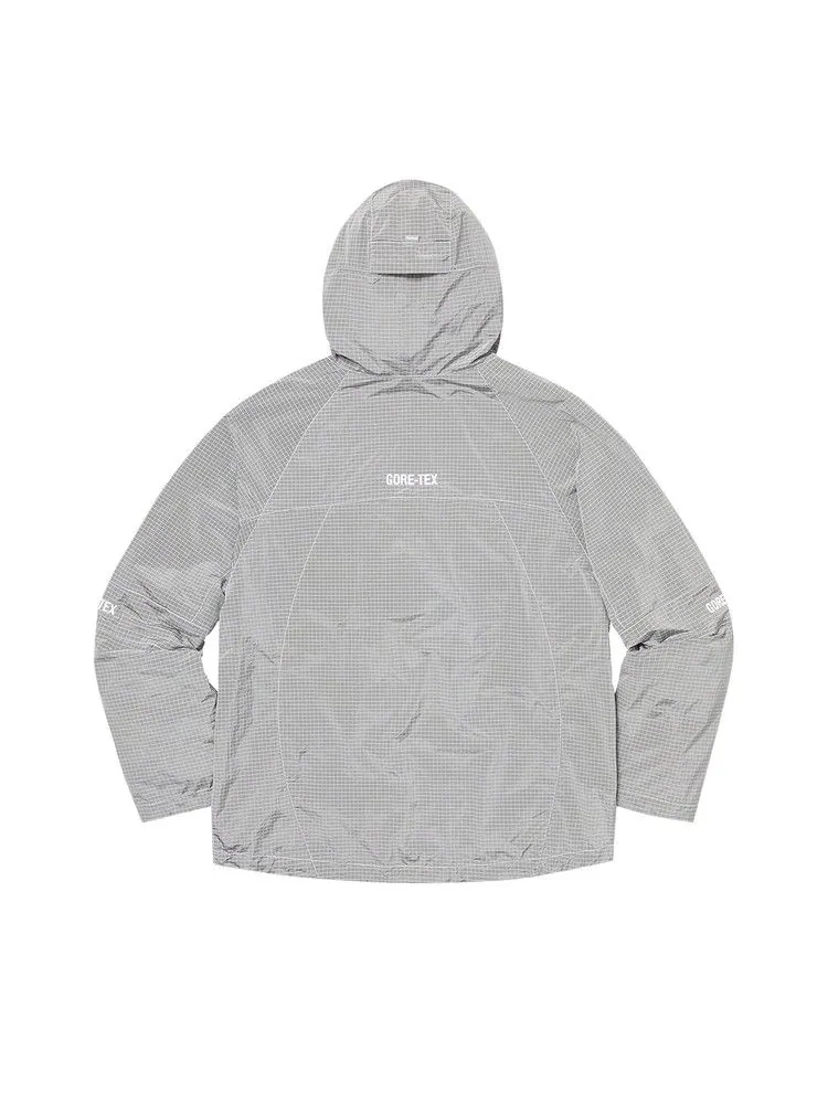 Анорак Supreme Gore-Tex Contrast Stitch Anorak — изображение 2 из 2, серебряный