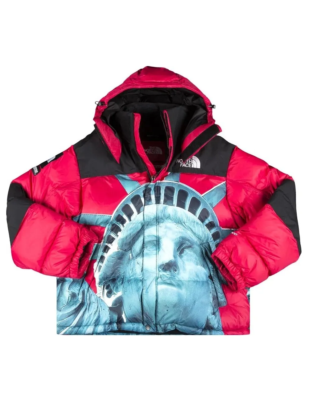 Куртка Supreme x The North Face Statue Of Liberty Baltoro утеплённая — изображение 1 из 3, красный