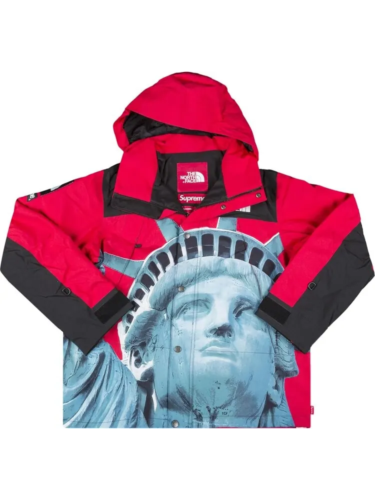 Куртка Supreme x The North Face Statue Of Liberty Mountain Jacket 'Red' — изображение 1 из 3, красный