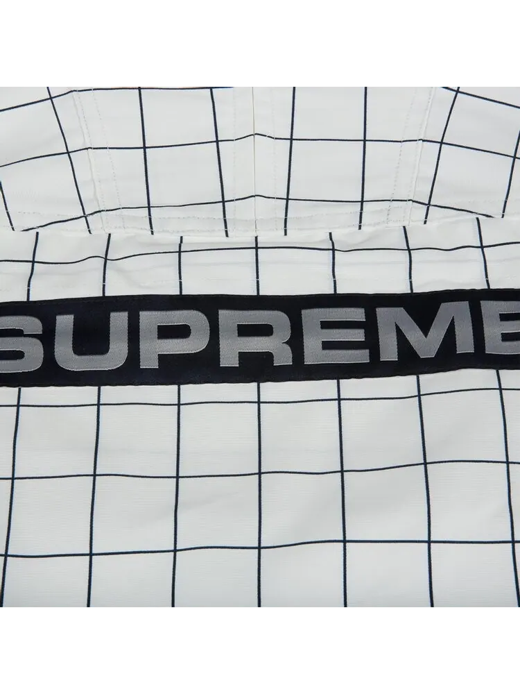 Анорак Supreme Heavy Nylon Anorak 'Windowpane' — изображение 2 из 2, белый