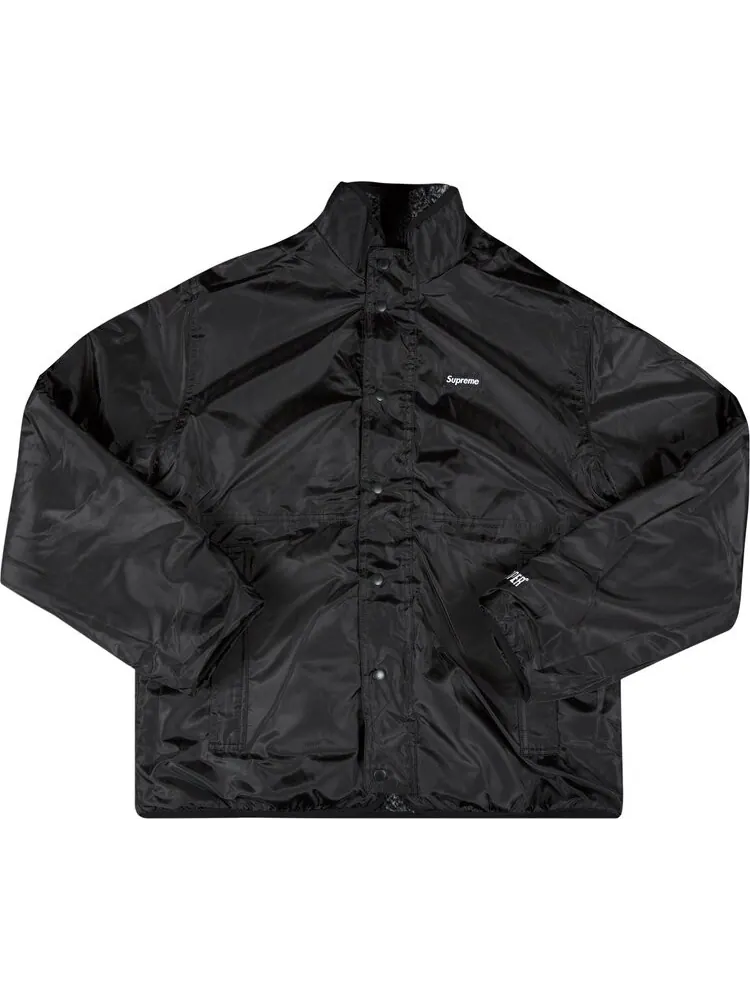 Куртка Supreme Reversible Bandana Fleece Jacket 'Black' — изображение 2 из 3, черный