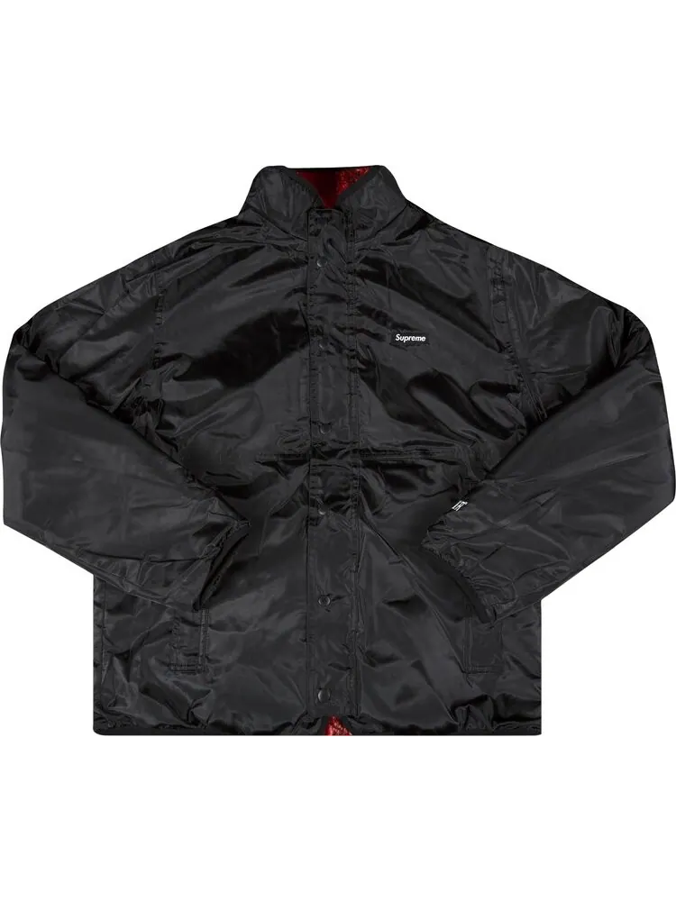 Куртка Supreme Reversible Bandana Fleece Jacket 'Red' — изображение 2 из 3, красный