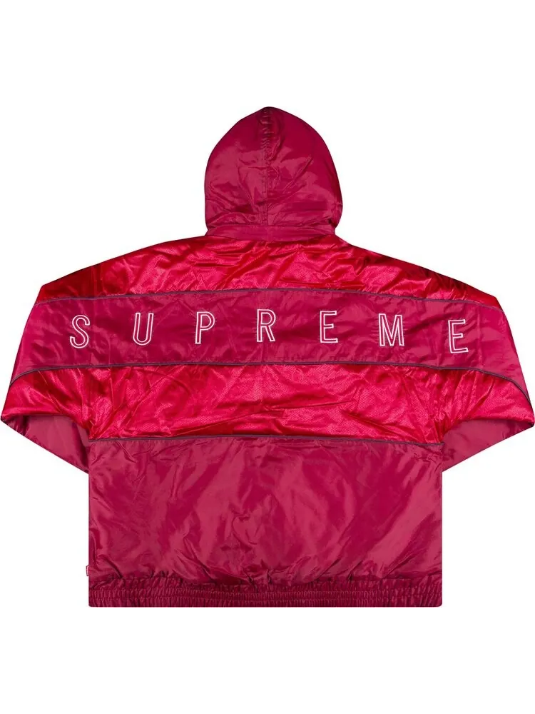 Куртка Supreme Sports Piping Puffy Jacket 'Red' — изображение 2 из 3, красный