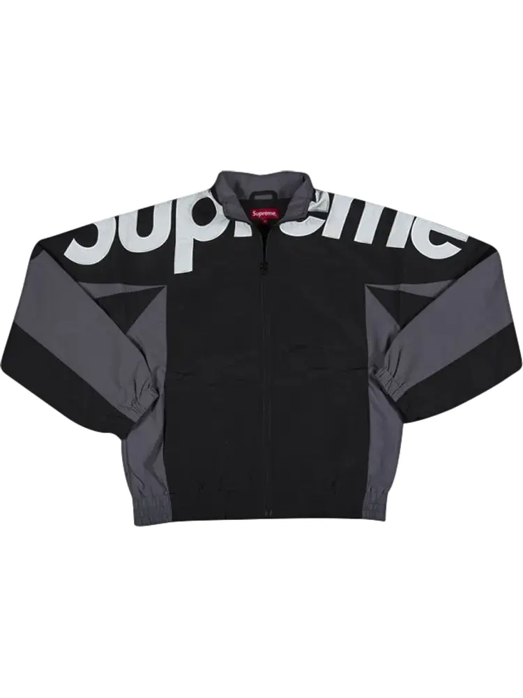 Куртка Supreme Shoulder Logo Track Jacket 'Black' — изображение 1 из 1, черный