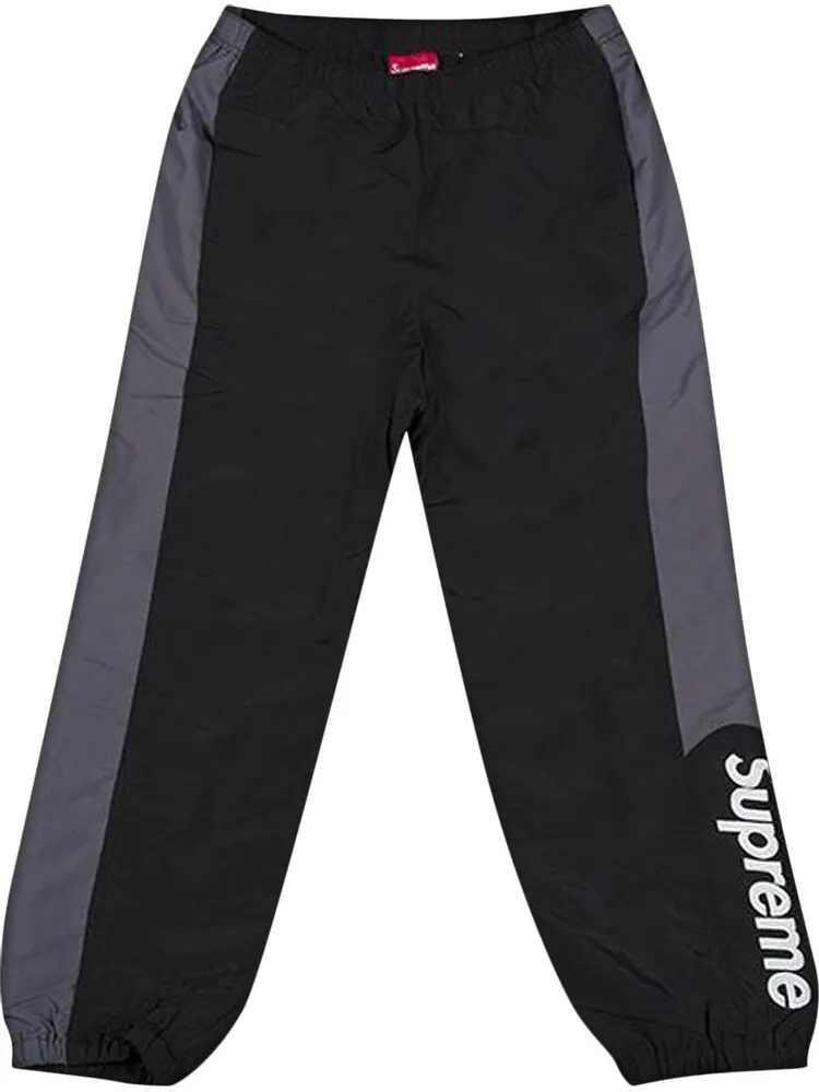 Брюки Supreme Side Logo Track Pant 'Black' — изображение 1 из 1, черный
