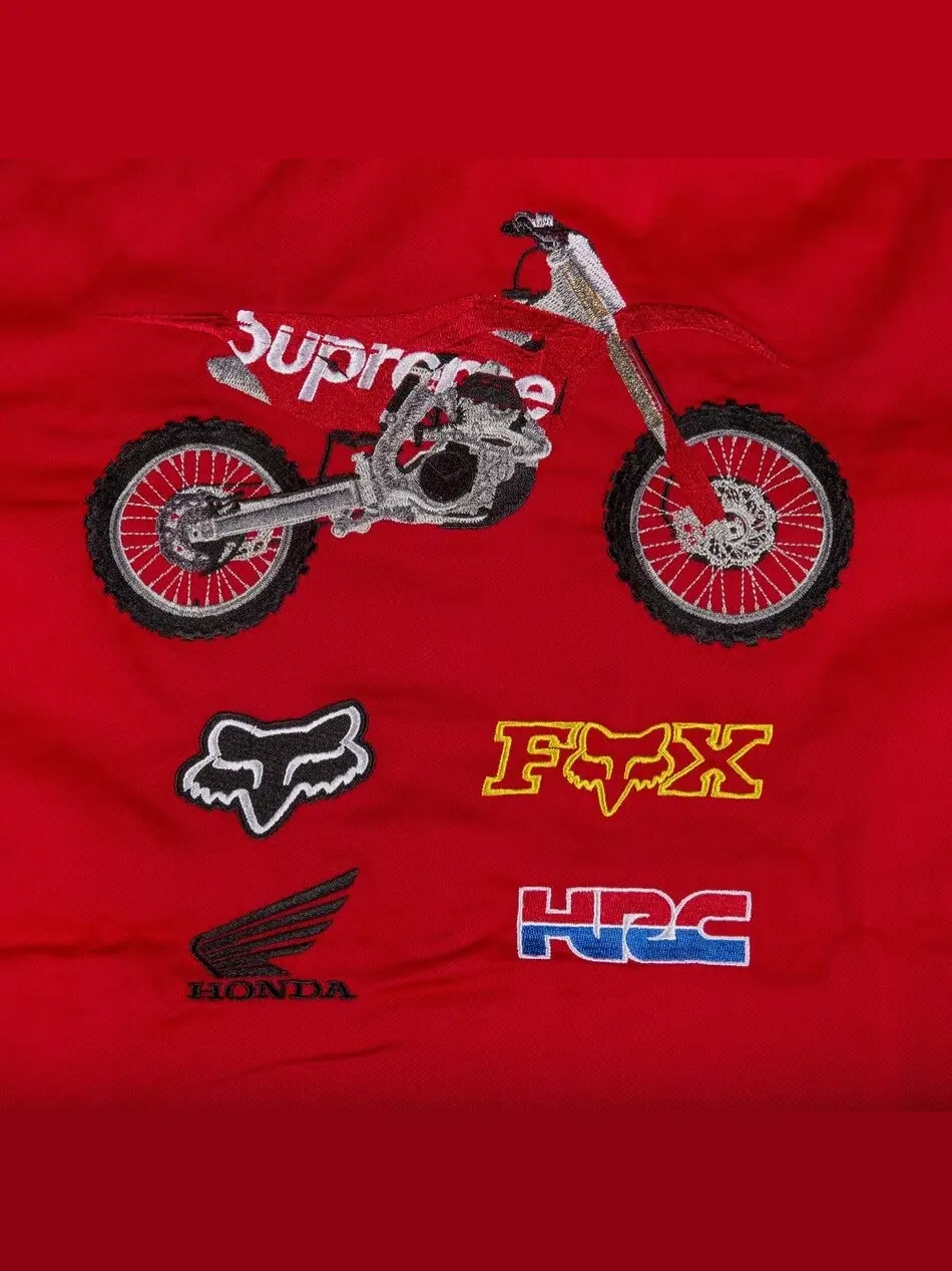 Рубашка Supreme x Honda Fox Racing — изображение 3 из 3, красный