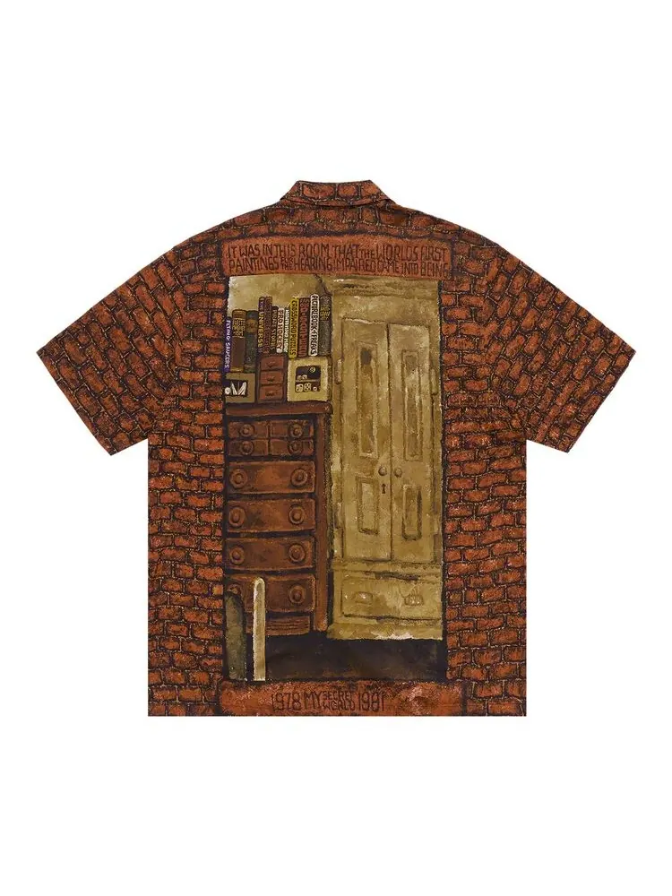 Рубашка Supreme Martin Wong Secret World Rayon Short-Sleeve Shirt Multicolor — изображение 2 из 2, мульти