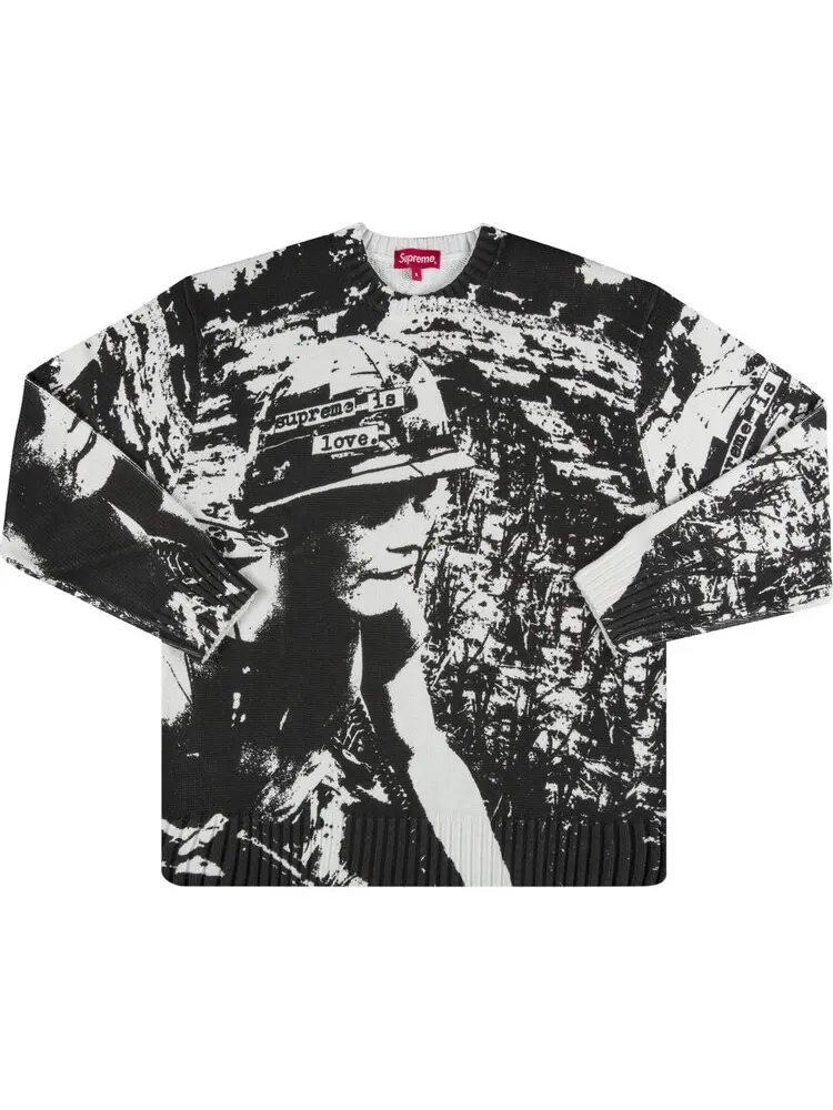 Свитер Supreme Is Love Sweater 'White' — изображение 1 из 2, белый