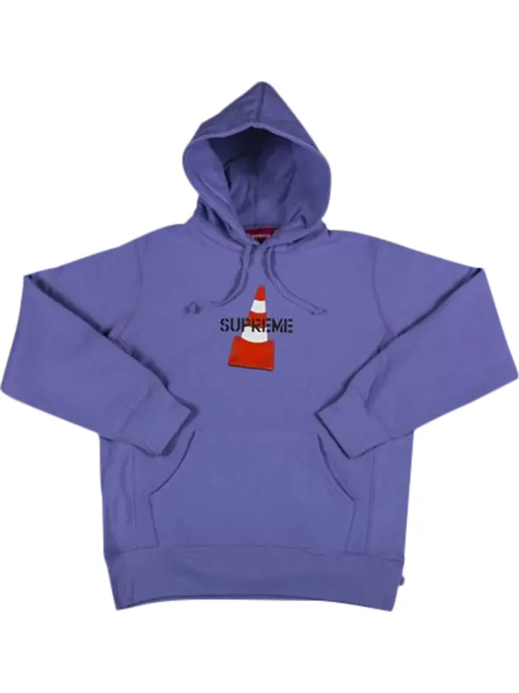 Толстовка Supreme Cone Hooded Sweatshirt 'Violet' — изображение 1 из 1, фиолетовый