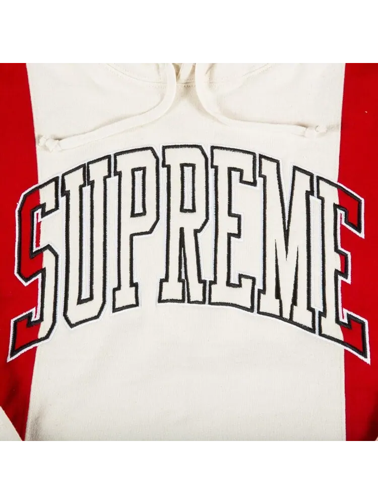 Толстовка Supreme Paneled Arc Hooded Sweatshirt 'Natural' — изображение 2 из 2, загар