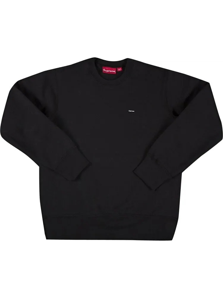 Толстовка Supreme Small Box Crewneck 'Black' — изображение 1 из 1, черный