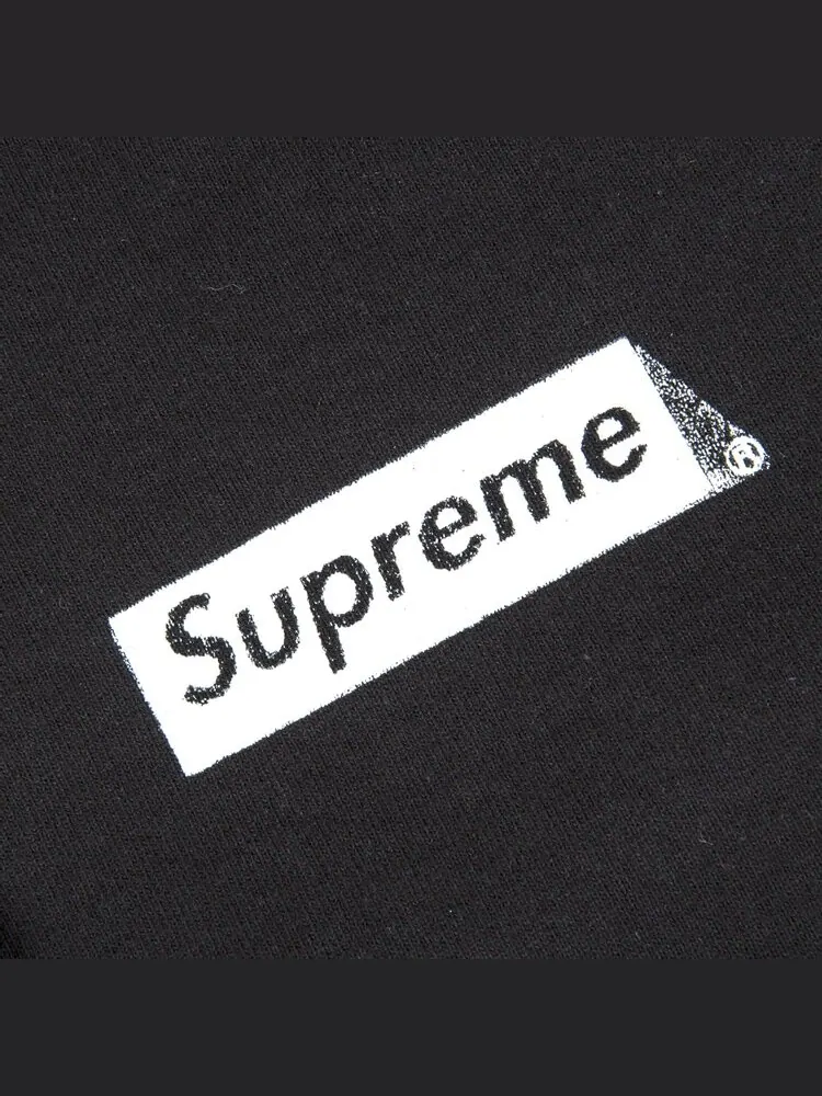 Толстовка Supreme Stop Crying Hooded Sweatshirt 'Black' — изображение 3 из 3, черный