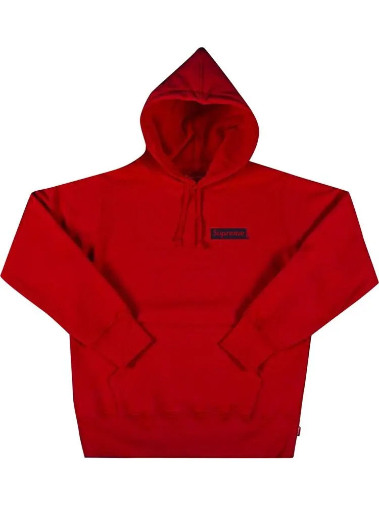 Толстовка Supreme Stop Crying Hooded Sweatshirt 'Red' — изображение 1 из 1, красный
