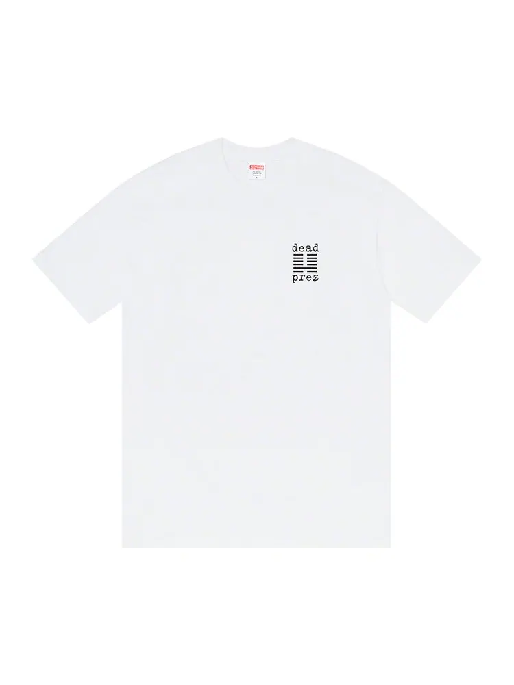 Футболка Supreme x Dead Prez Tee 'White' — изображение 1 из 2, белый
