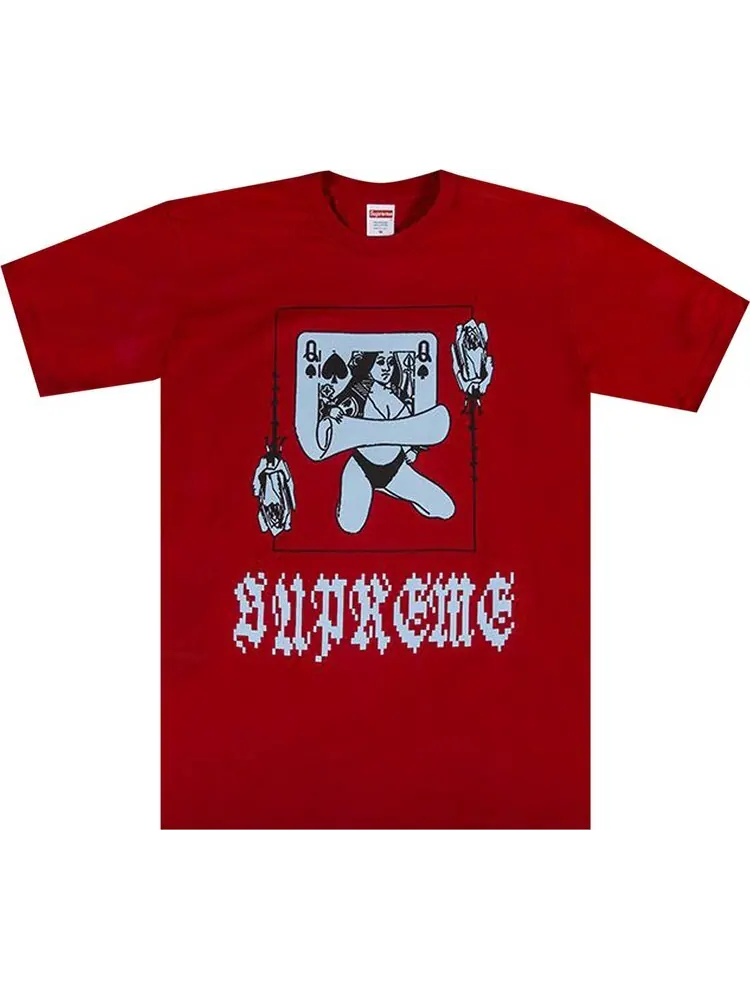Футболка Supreme Queen Tee 'Red' — изображение 1 из 1, красный