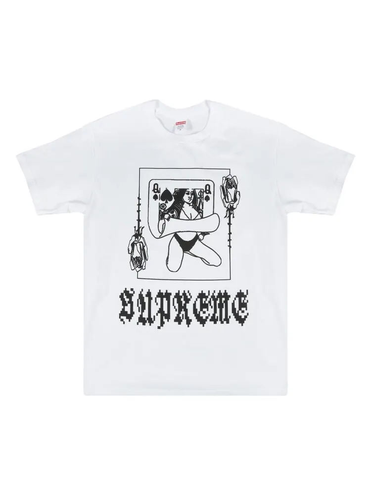 Футболка Supreme Queen T-Shirt 'White' — изображение 1 из 2, белый