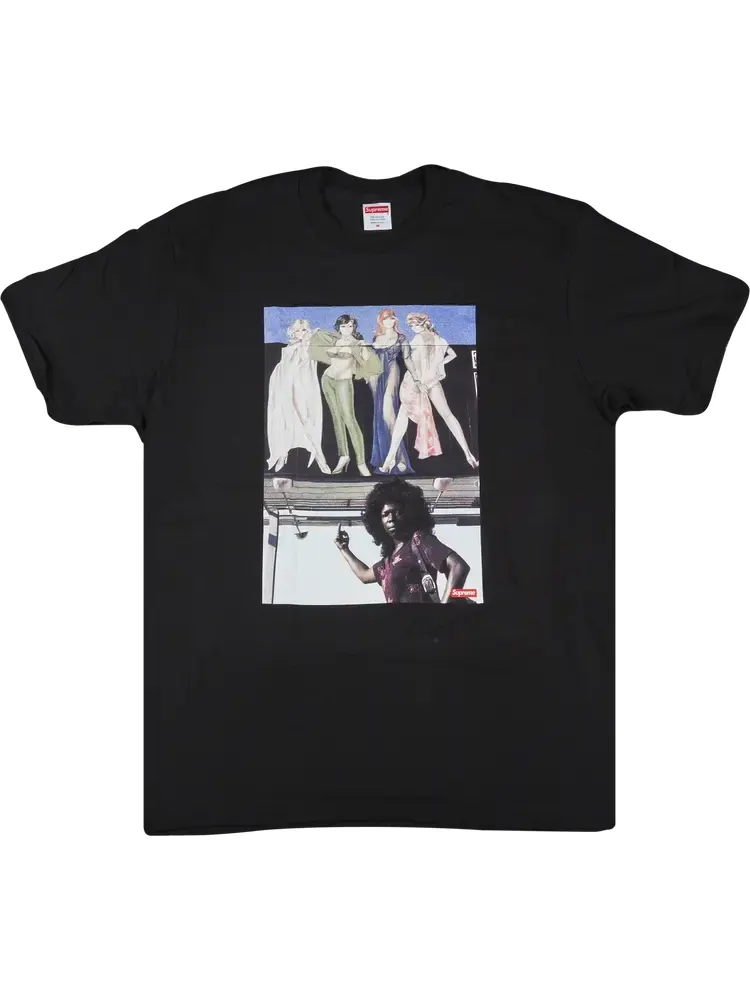 Футболка Supreme American Picture T-Shirt 'Black' — изображение 1 из 1, черный