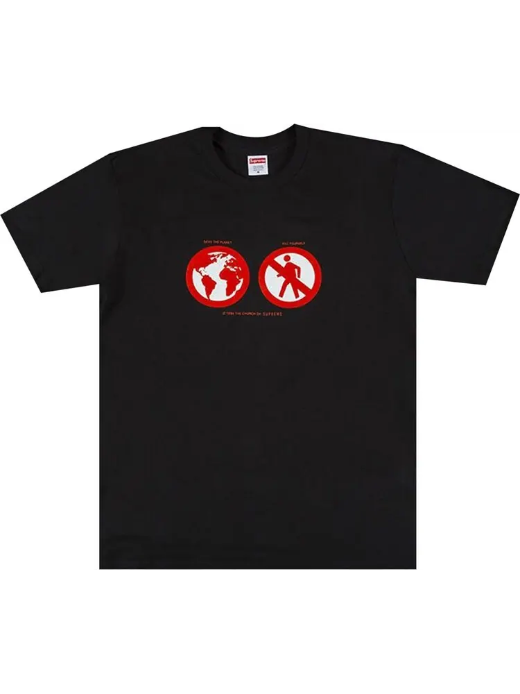 Футболка Supreme Save The Planet Tee Black — изображение 1 из 1, черный