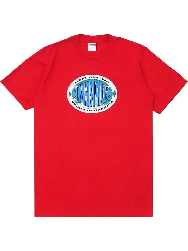 Футболка Supreme New Shit Tee 'Red' — изображение 1 из 1, красный