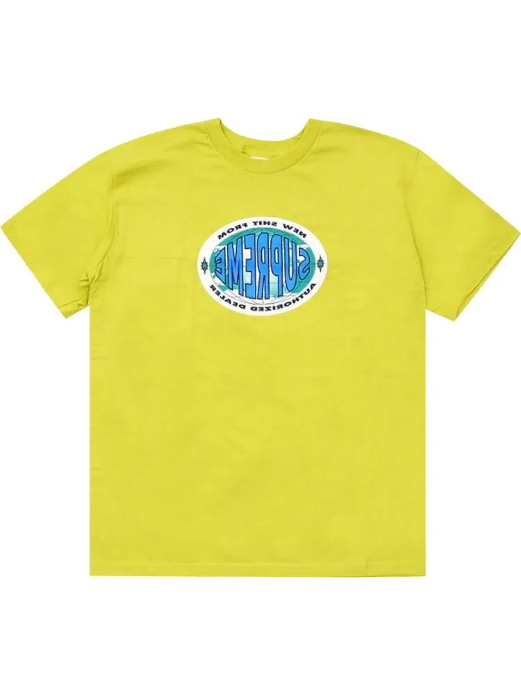 Футболка Supreme New Shit Tee 'Sulfur' — изображение 1 из 1, желтый