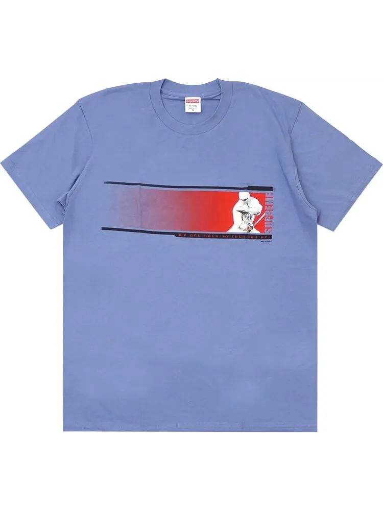 Футболка Supreme We're Back Tee 'Slate' — изображение 1 из 1, синий