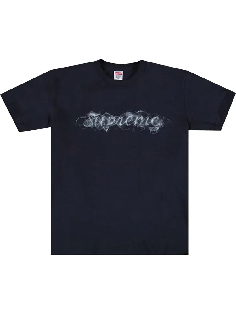 Футболка Supreme Smoke Tee 'Navy' — изображение 1 из 1, синий
