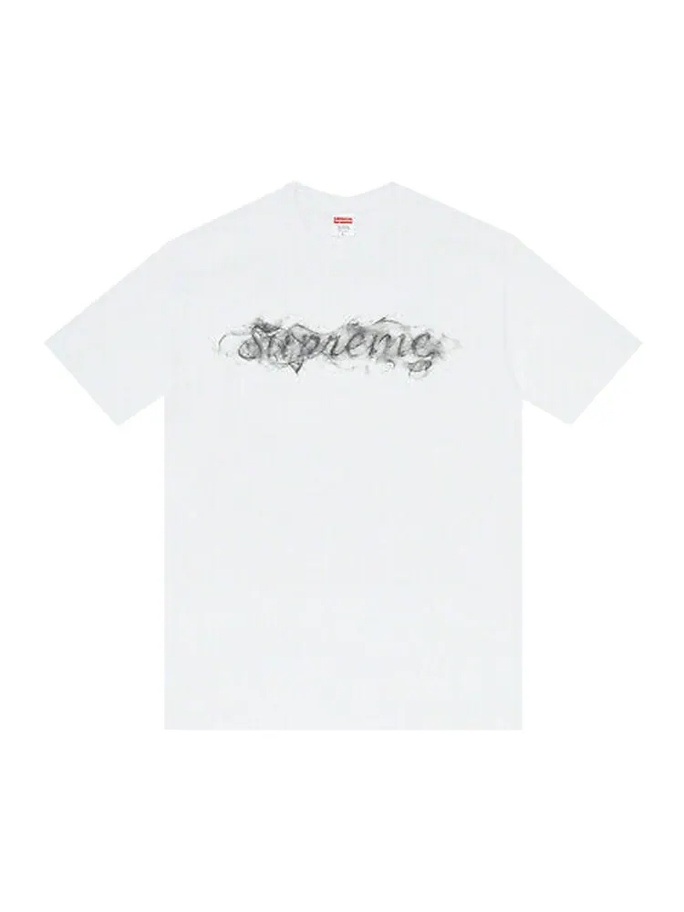 Футболка Supreme Smoke Tee 'White' — изображение 1 из 1, белый