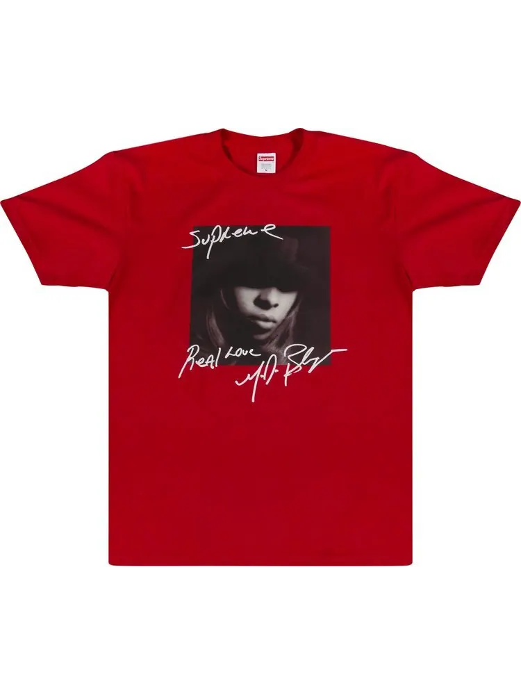 Футболка Supreme Mary J. Blige T-Shirt 'Red' — изображение 1 из 2, красный