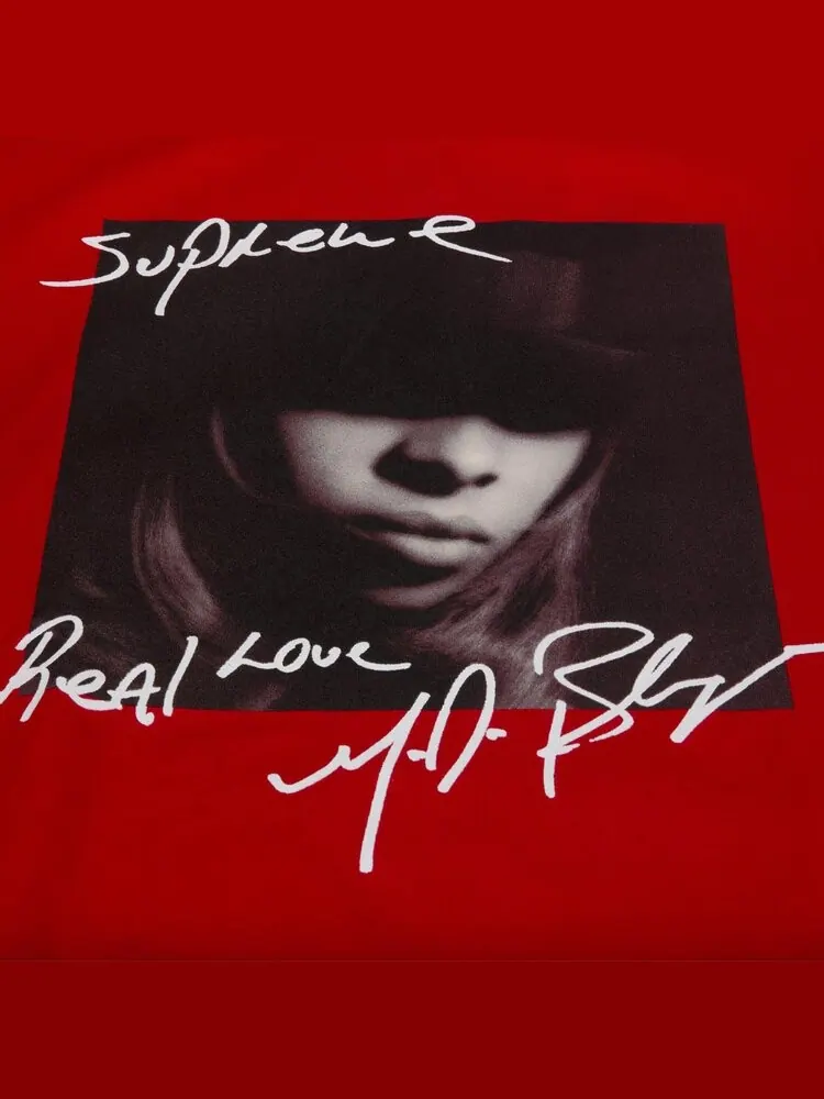 Футболка Supreme Mary J. Blige T-Shirt 'Red' — изображение 2 из 2, красный