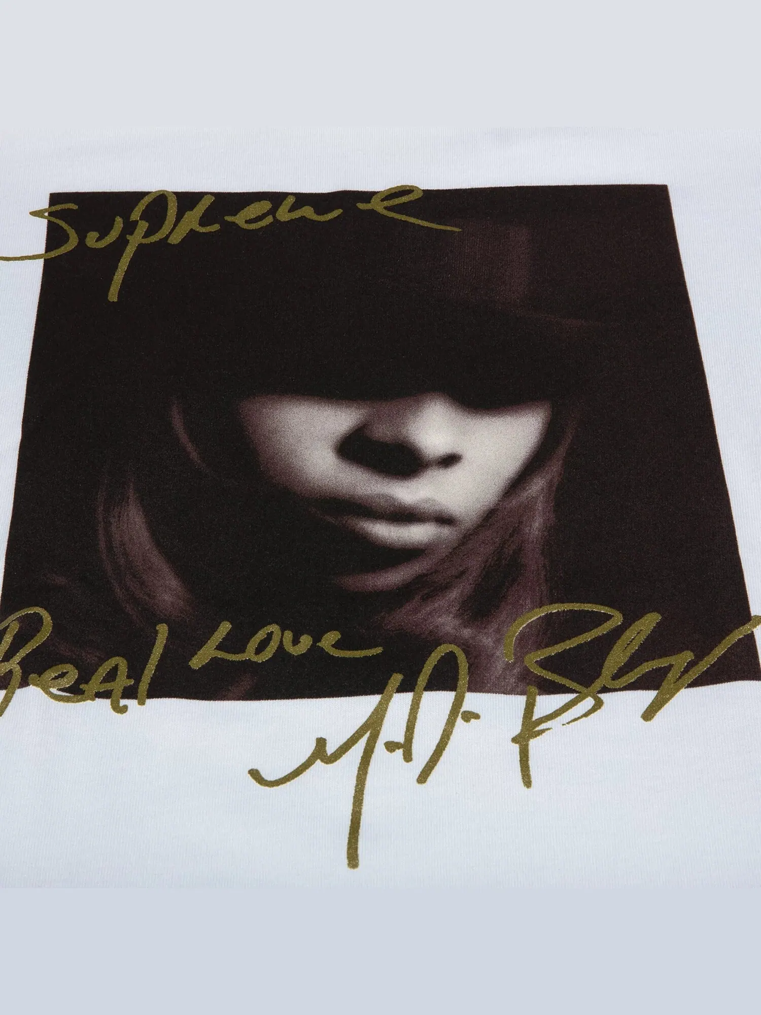 Футболка Supreme Mary J. Blige — изображение 2 из 2, белый