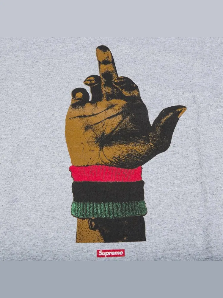 Футболка Supreme Dead Prez RBG T-Shirt 'Grey' — изображение 3 из 3, серый