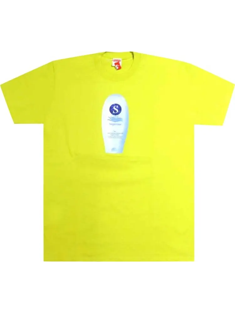 Футболка Supreme Super Cream Tee 'Sulfur' — изображение 1 из 1, желтый