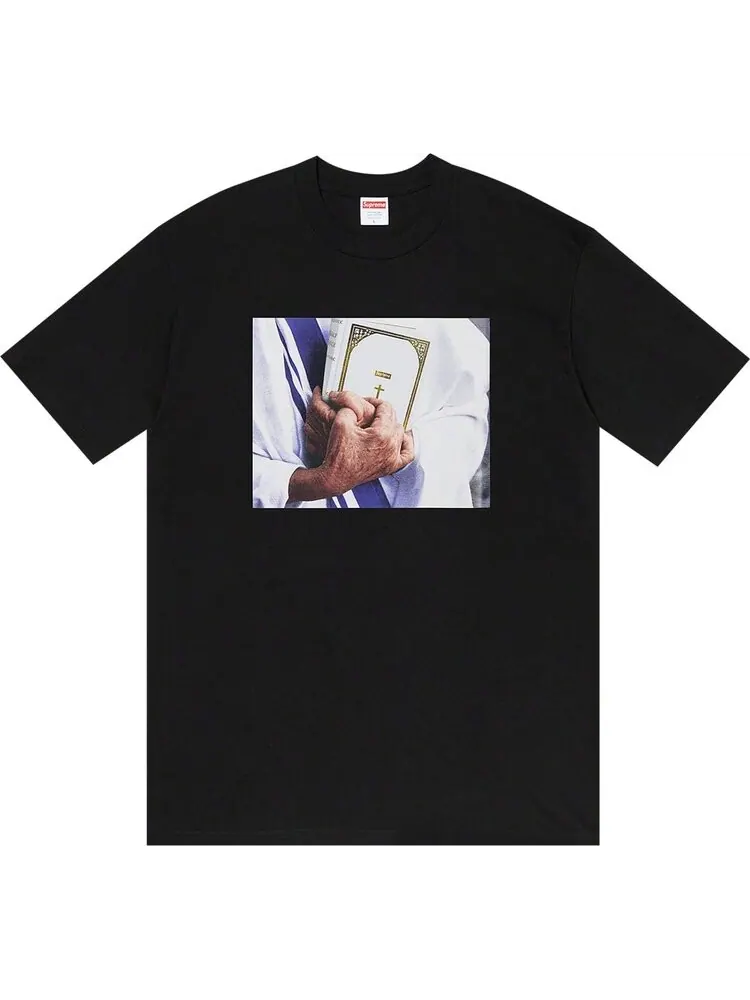 Футболка Supreme Bible Tee 'Black' — изображение 1 из 1, черный