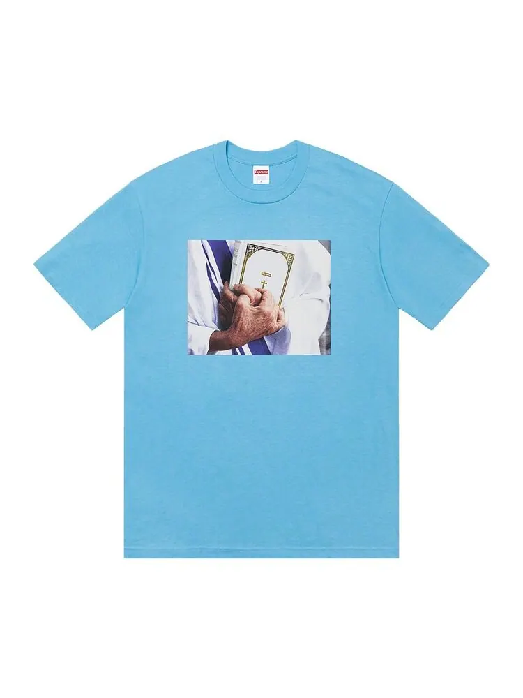 Футболка Supreme Bible Tee Light Slate — изображение 1 из 1, слат