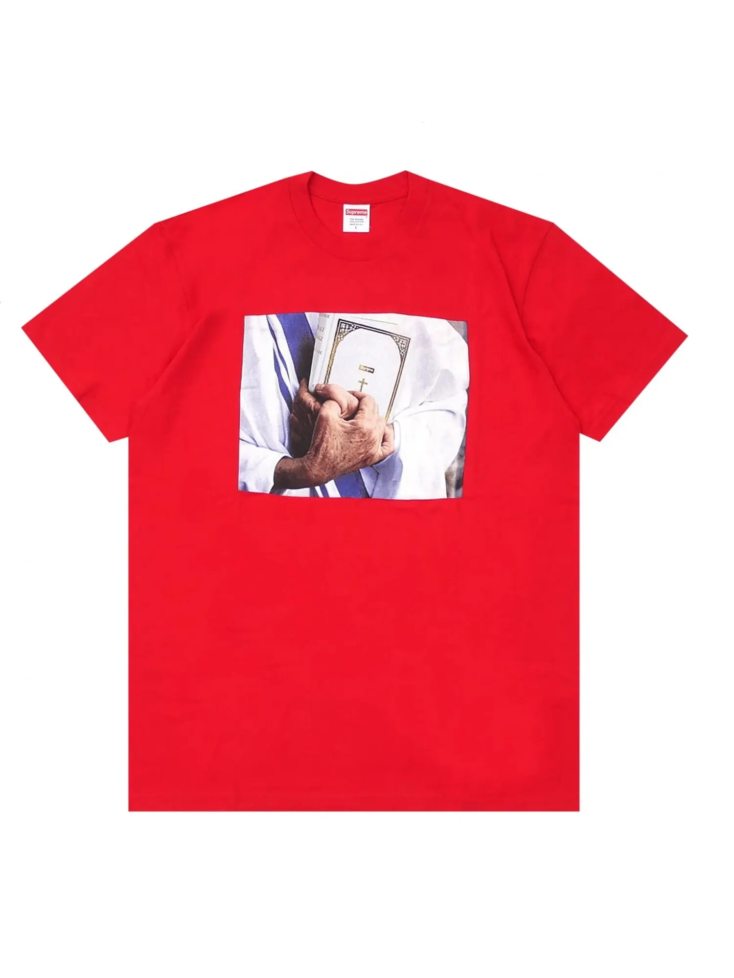 Футболка Supreme Bible Tee — изображение 1 из 1, красный