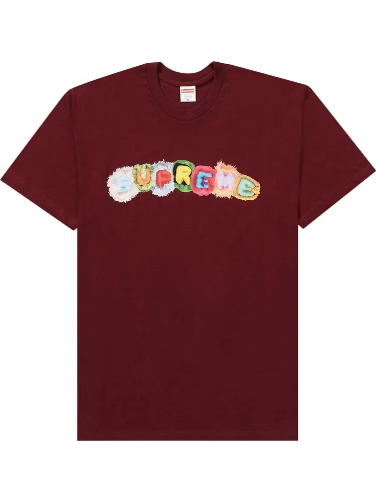 Футболка Supreme Pillows Tee 'Burgundy' — изображение 1 из 1, красный